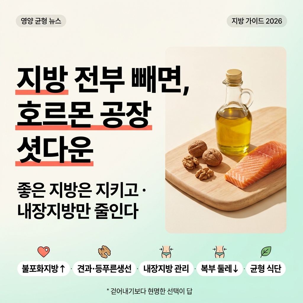 지방과 싸우는 당신...전부 걷어내면 몸속 호르몬 공장 &lsquo;셧다운&rsquo;