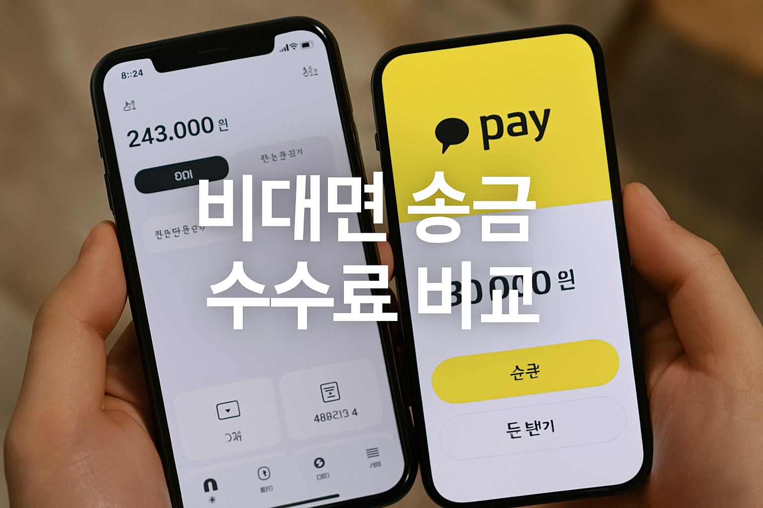 비대면 송금 수수료 비교 (은행 vs 핀테크)