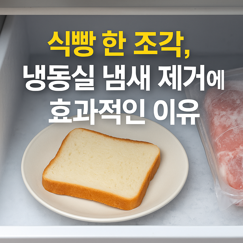 냉동실 냄새 제거