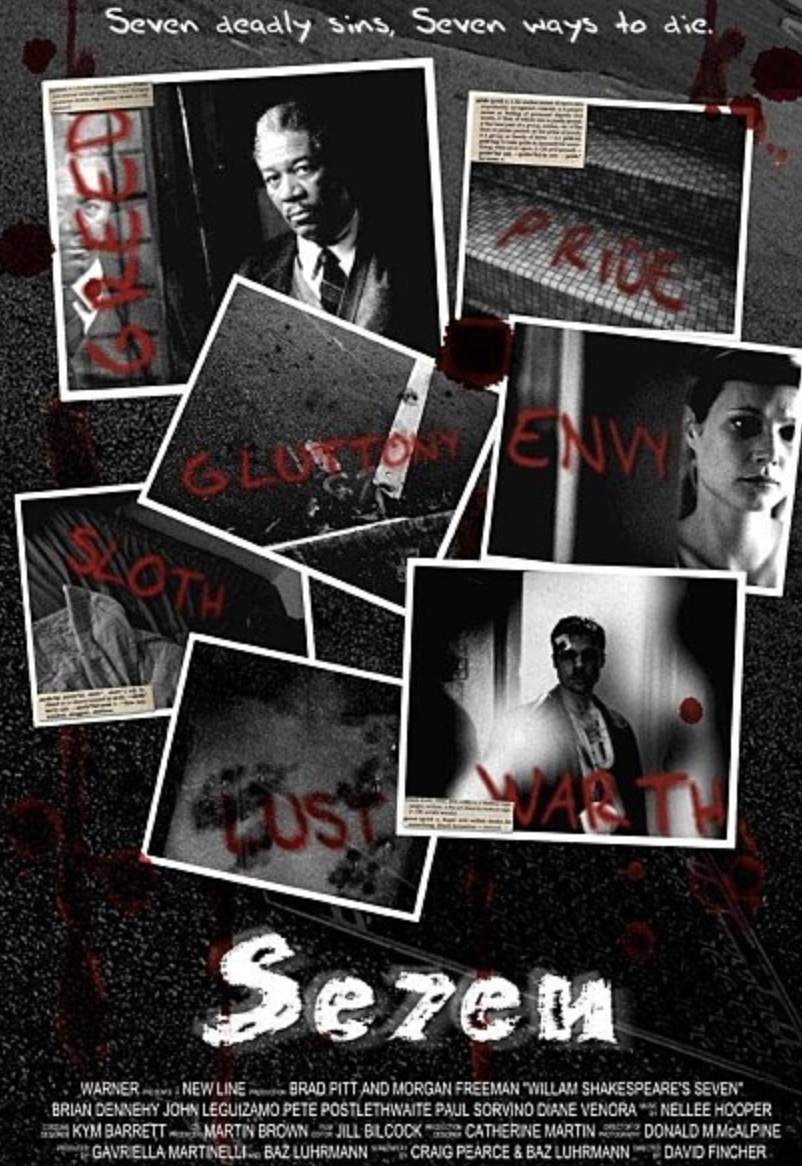 세븐 스릴러 영화 줄거리 및 메세지