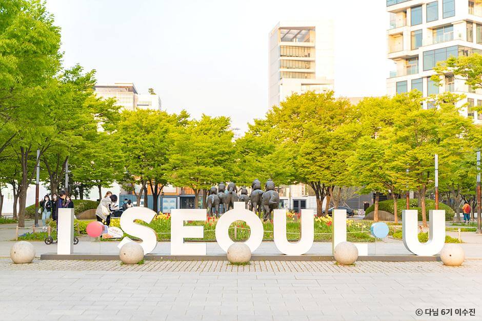 튤립명소 서울숲