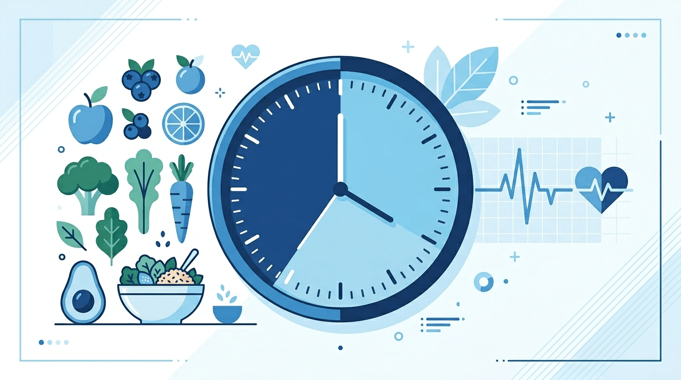 간헐적 단식 논란 관련 일러스트레이션