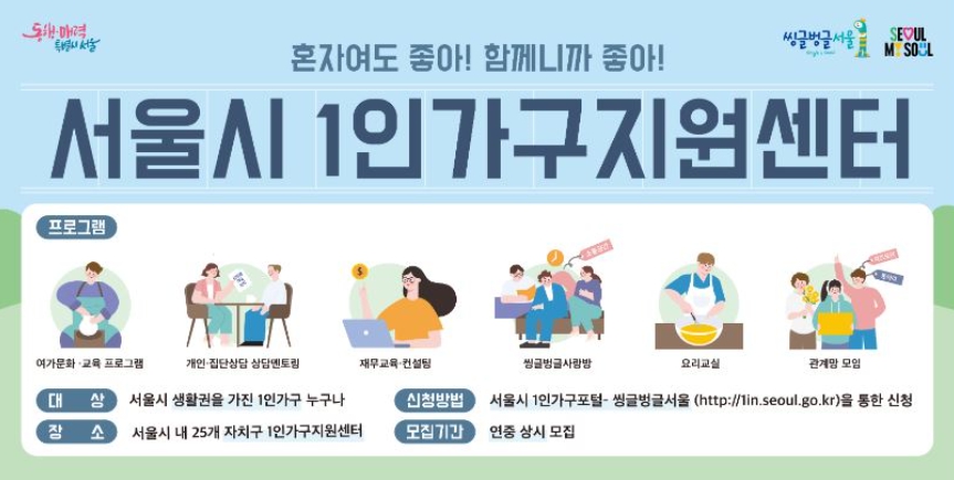 1인/가구/포털/씽글벙글/서울
