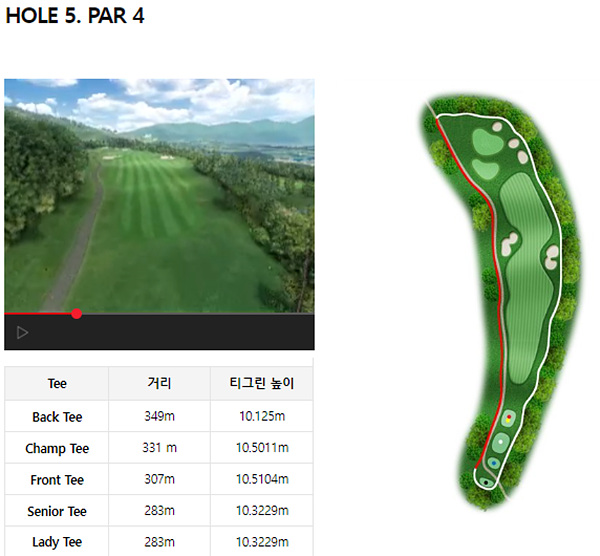김해CC_5번홀_코스