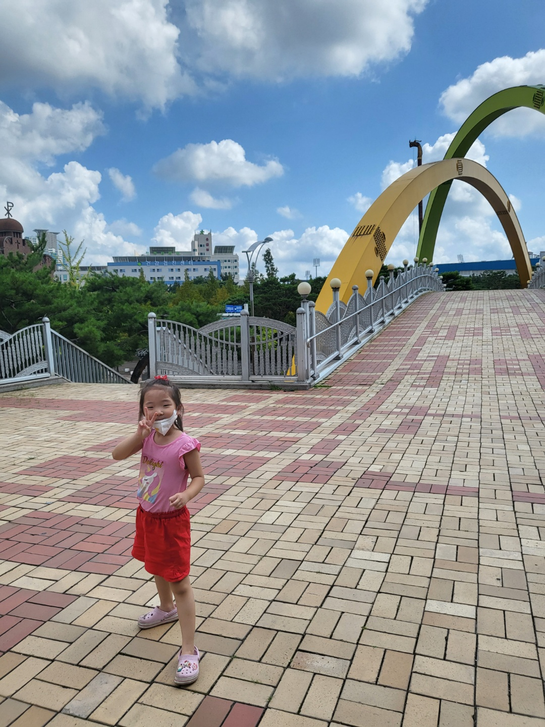 운천공원 인공폭포
