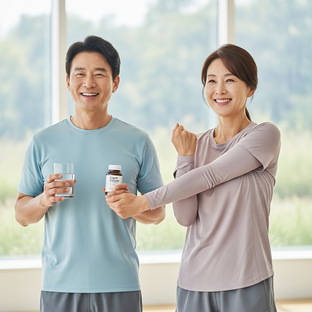 2025년 최신 맞춤 건강 관리로 활기찬 40대를 보내는 남성과 여성