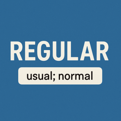 레귤러 뜻 ? 커피 옷 티 사이즈 레귤러핏 운동 의미 활용 예시 영어 단어 1