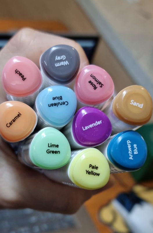 다이소 디자인 트윈마카 색모음