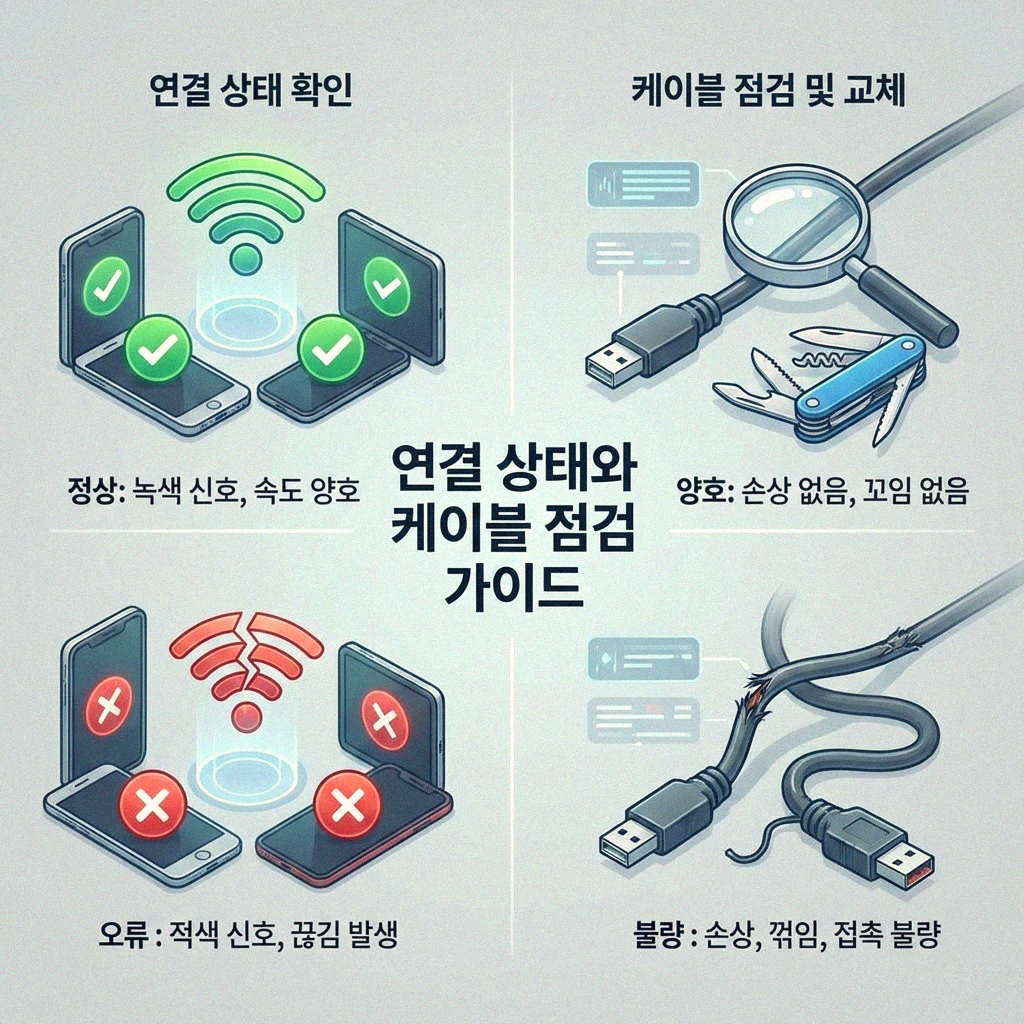 모니터 화면이 깜박거릴 때 확인해 볼 설정들