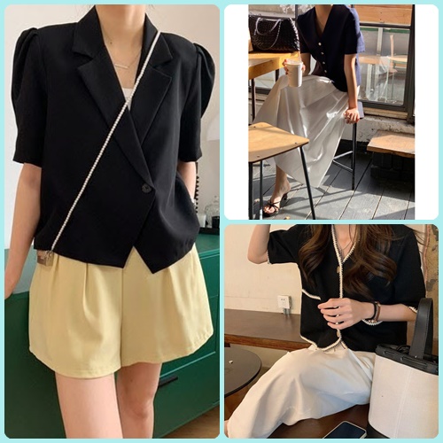 트위드재킷-데일리룩