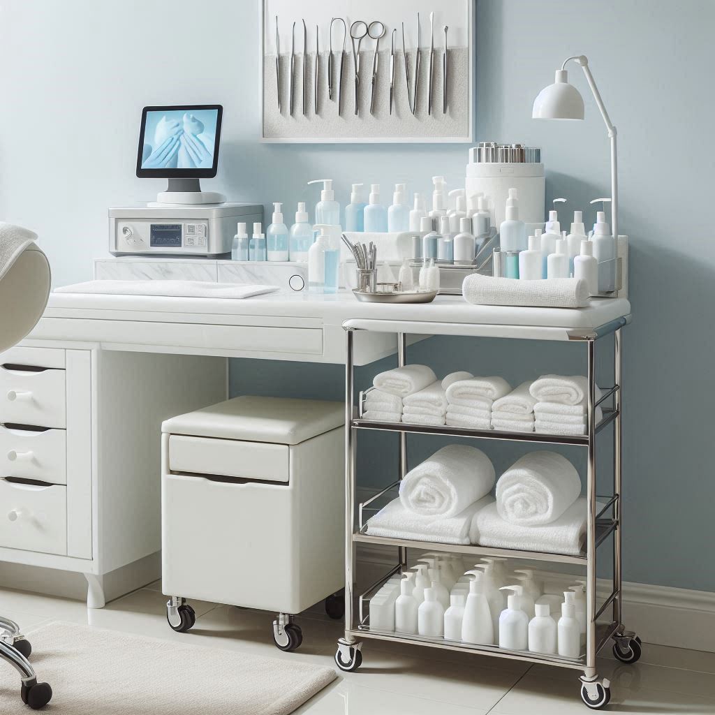 피부,체형관리 샵 배경