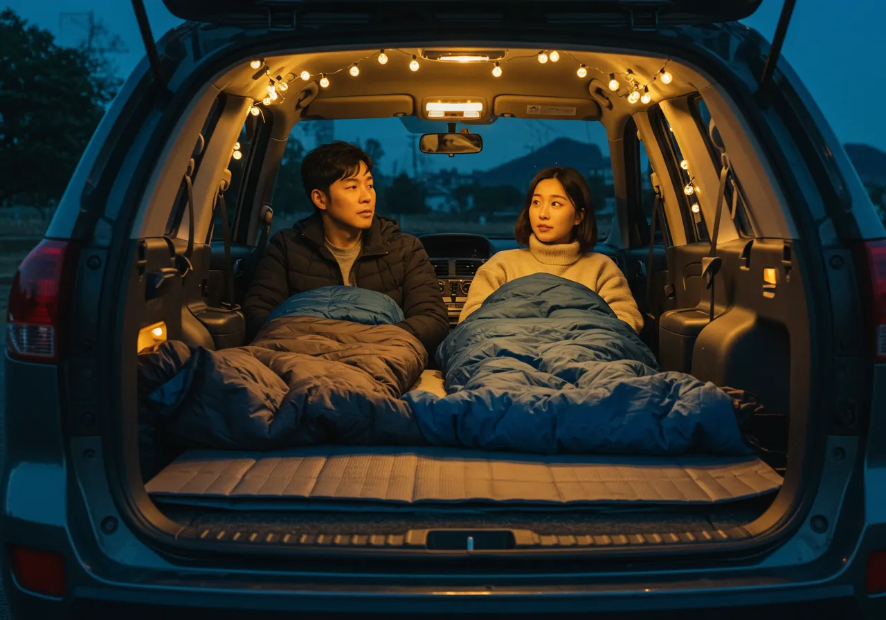 시원한 야간 차박 명소