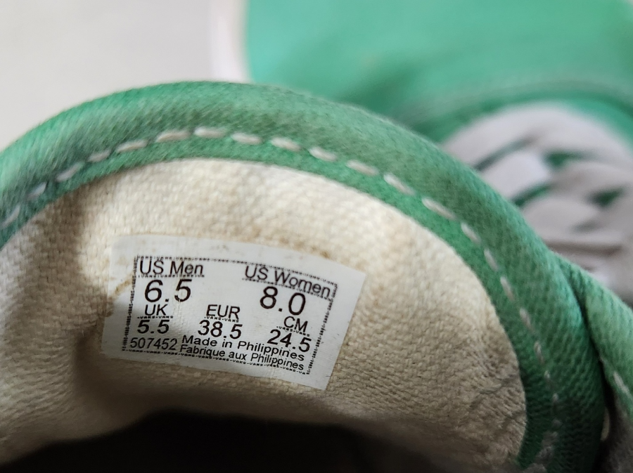 반스 어센틱 뮬 그린