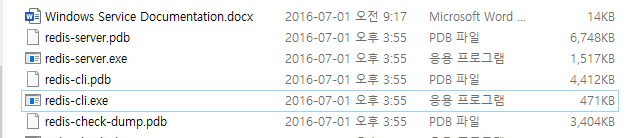 윈도우 10 레디스 경로