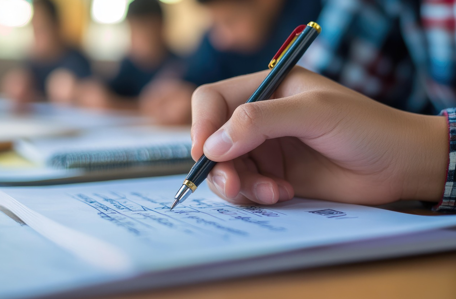 글을 쓰고 있는 사진