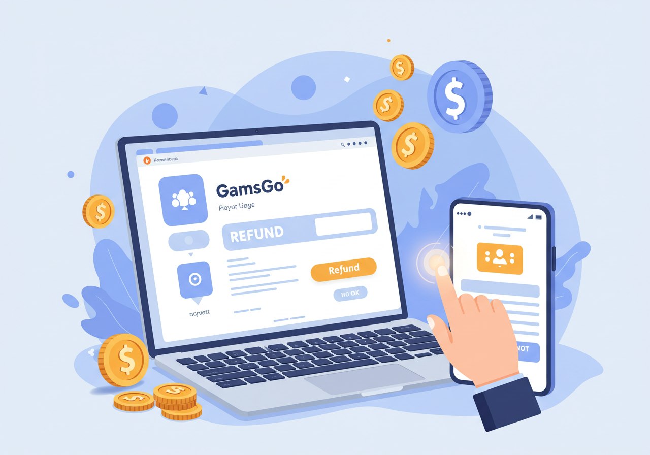 겜스고(GamsGo) 환불, 복잡할까 걱정 마세요! 쉽고 빠르게 받는 방법