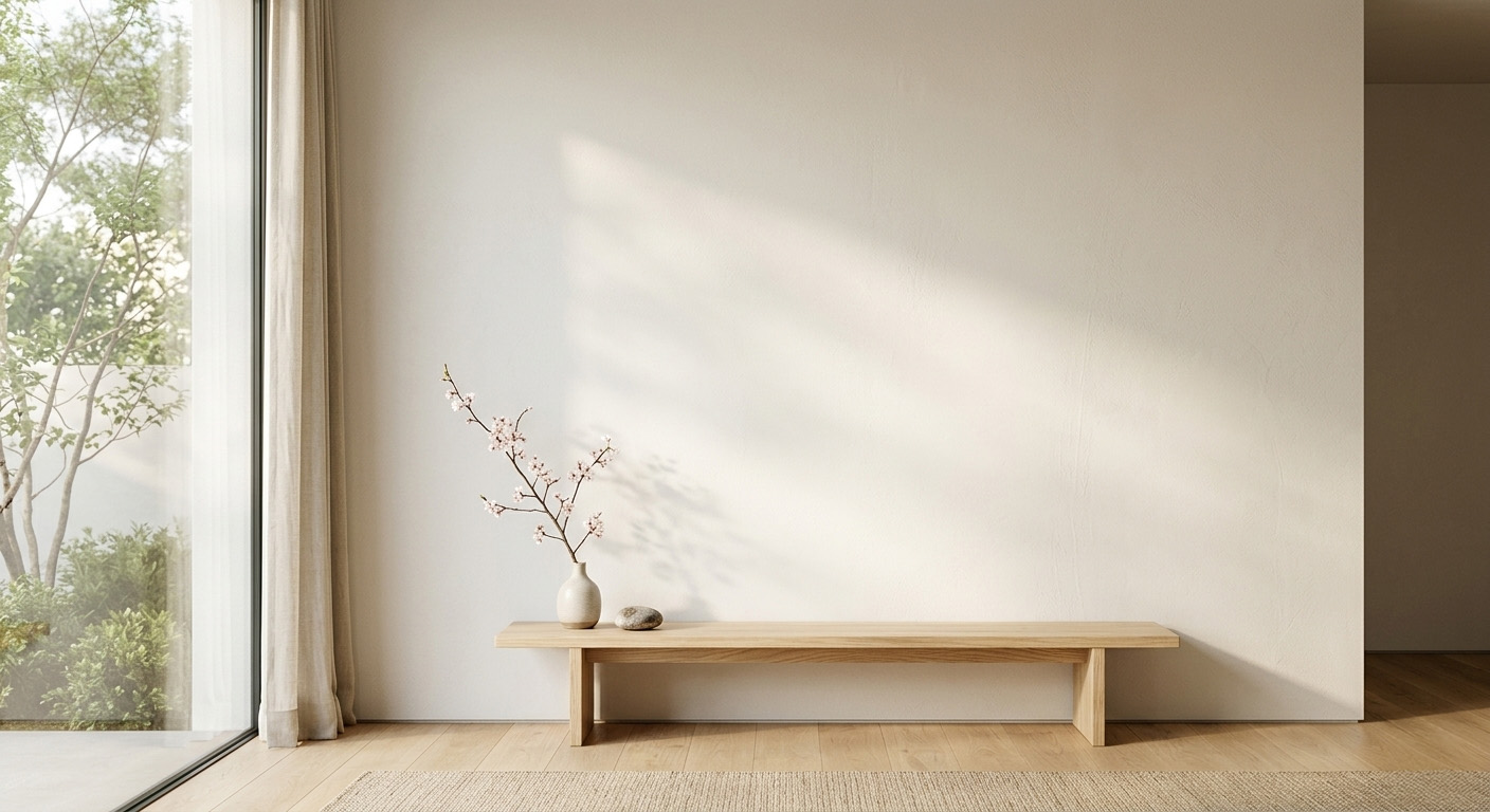 0원 인테리어,안도타다오식 비움의 기술을 잘 표현하는 대표적 이미지 사진