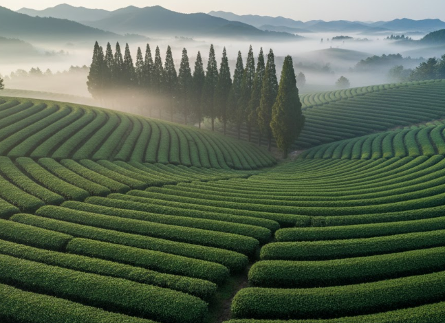 보성 녹차밭 사진