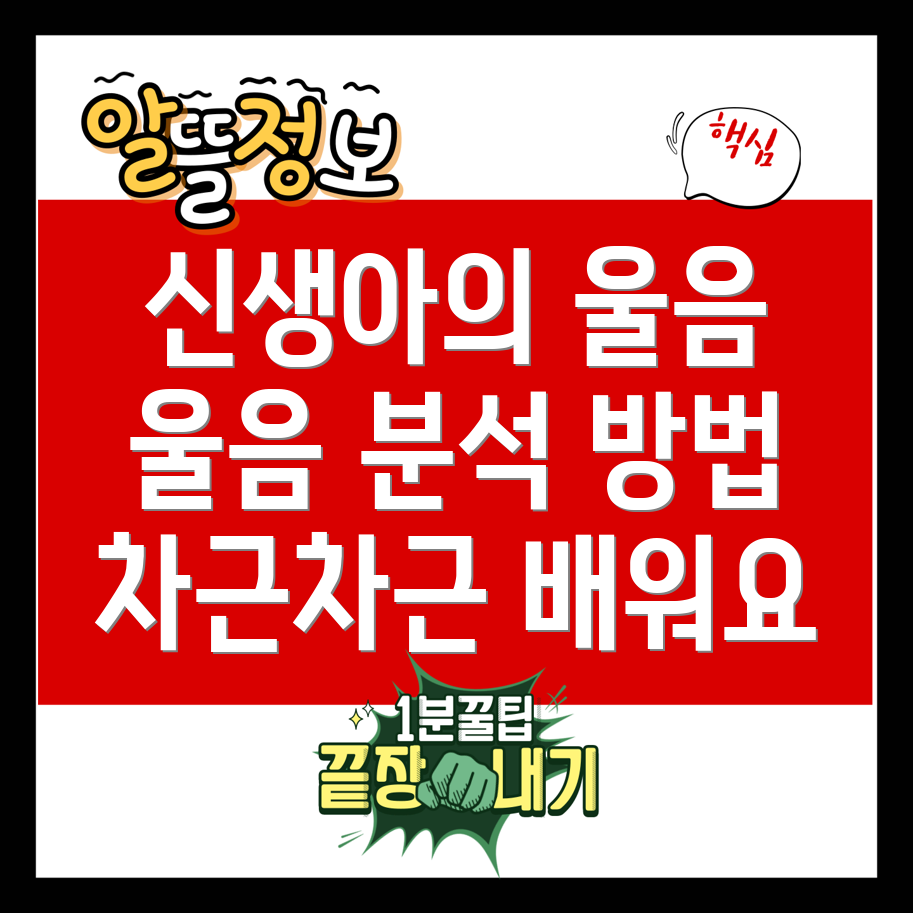 신생아 울음 소리 분석