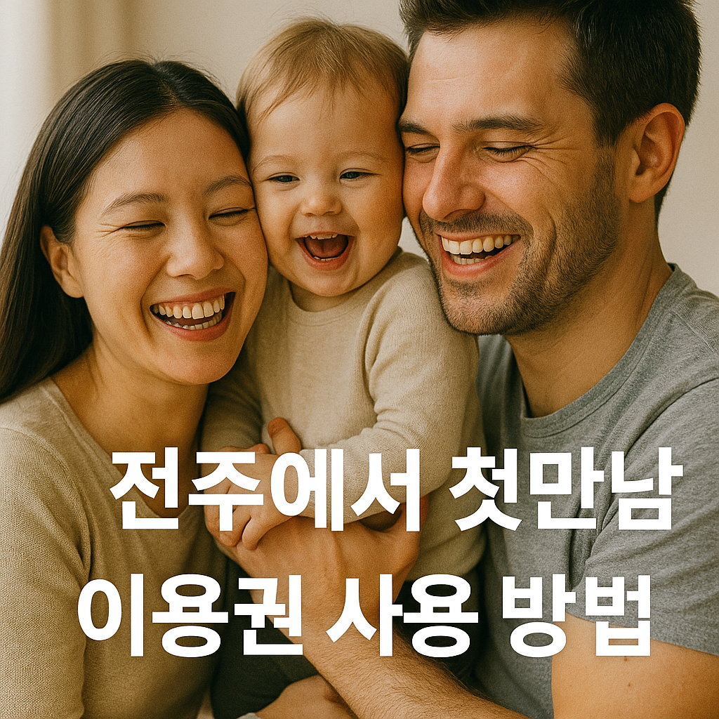 전주에서 첫만남 이용권 사용법