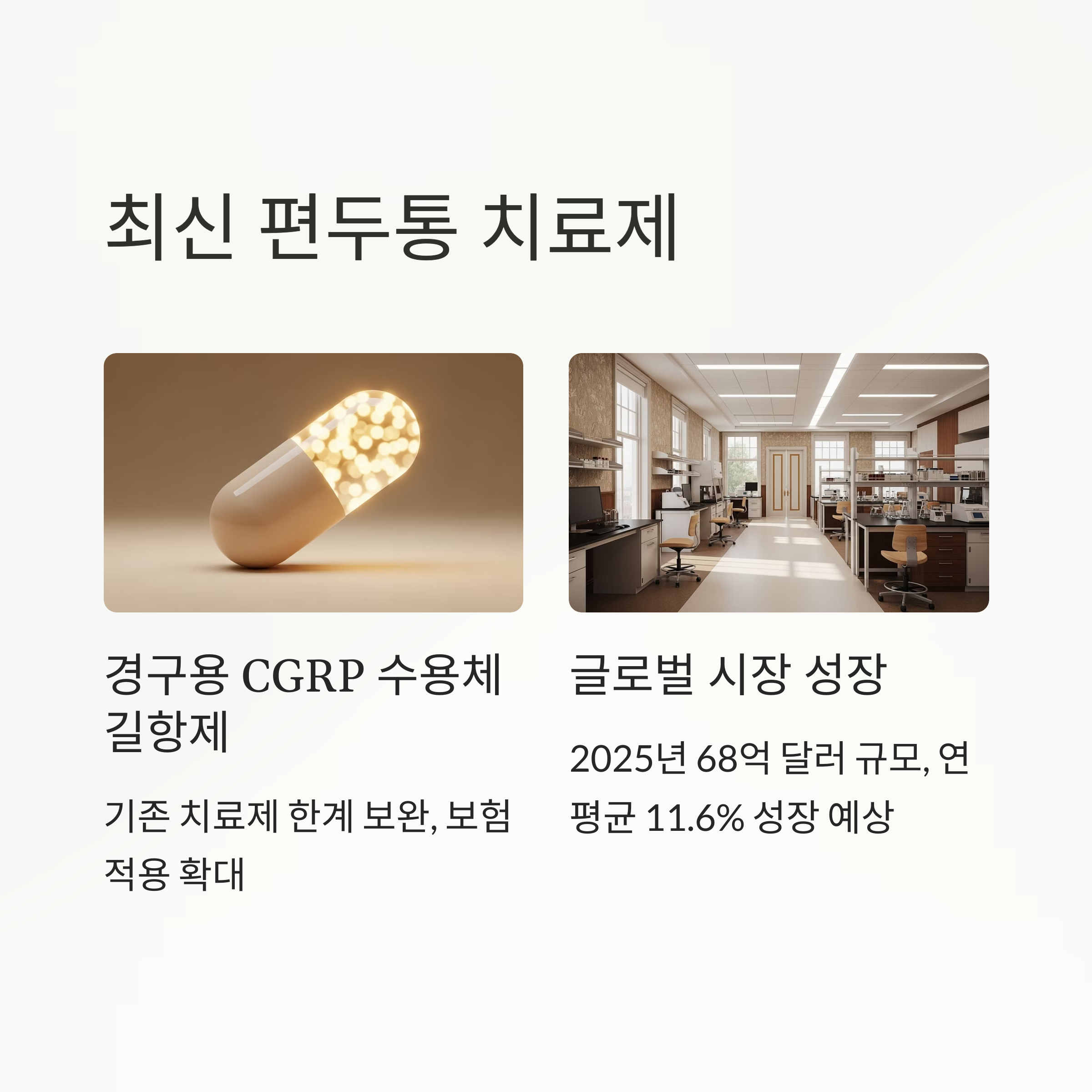 최싲 편두통 치료제