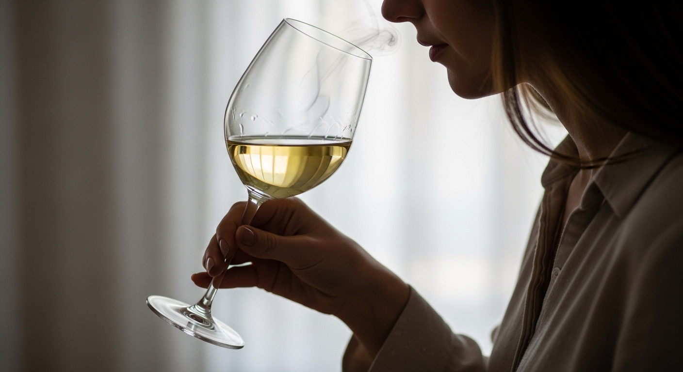 와인의 향을 깊이 들이마시기