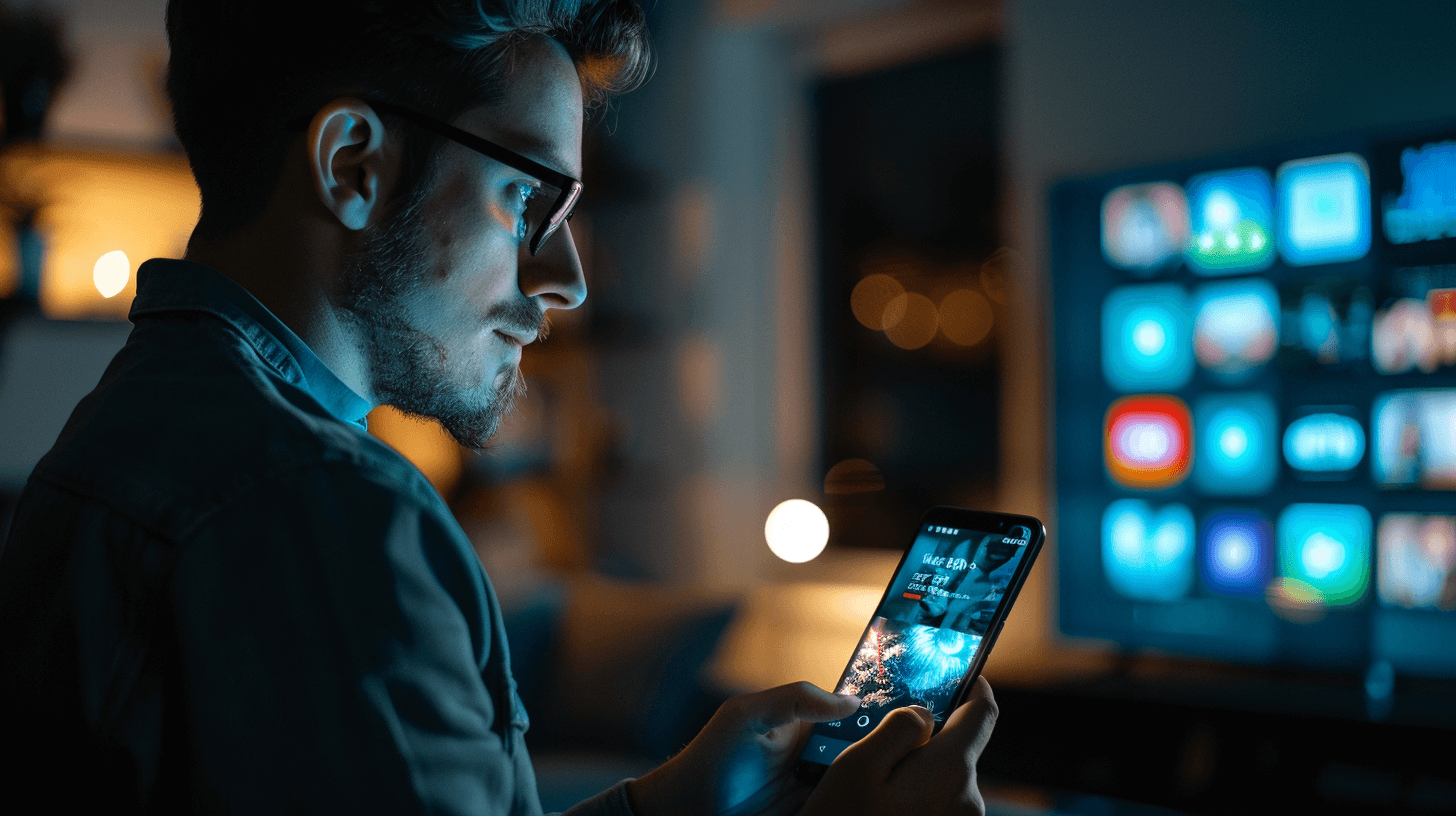 스마트폰을-확인중인-남성