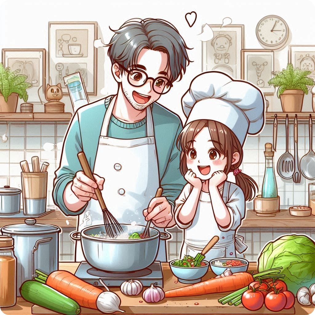 Cooking together