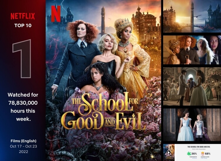 선과 악의 학교 포스터