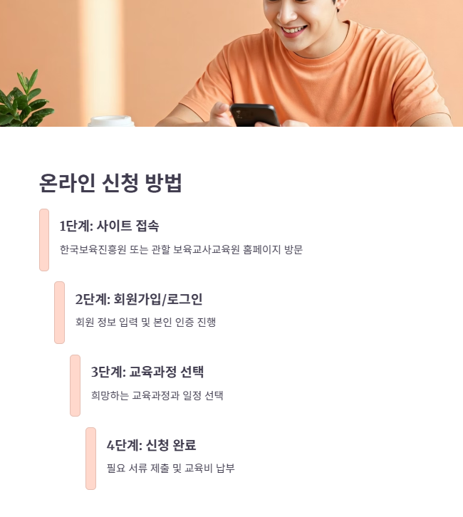 보수교육 신청 일정 및 방법