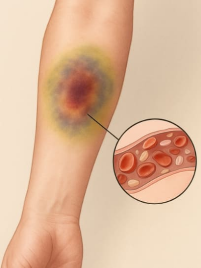 멍이 잘 드는 이유와 오래가는 이유, 병일까? 빨리 빠지는법은?