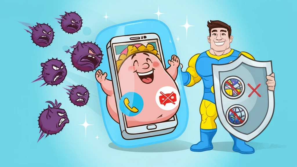 피싱 스미싱 스팸 문자 즉시 차단 설..