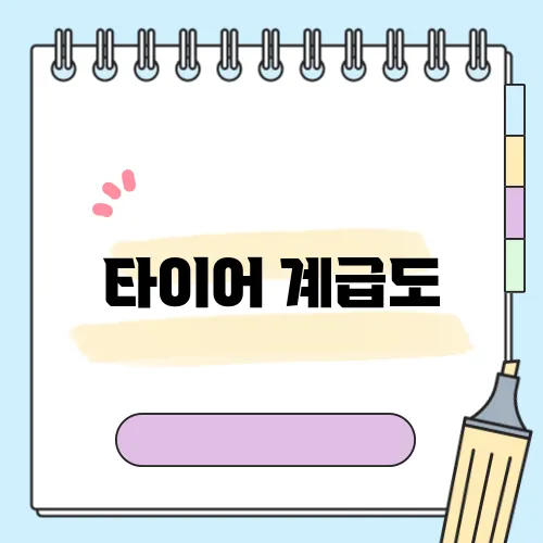 타이어 계급도