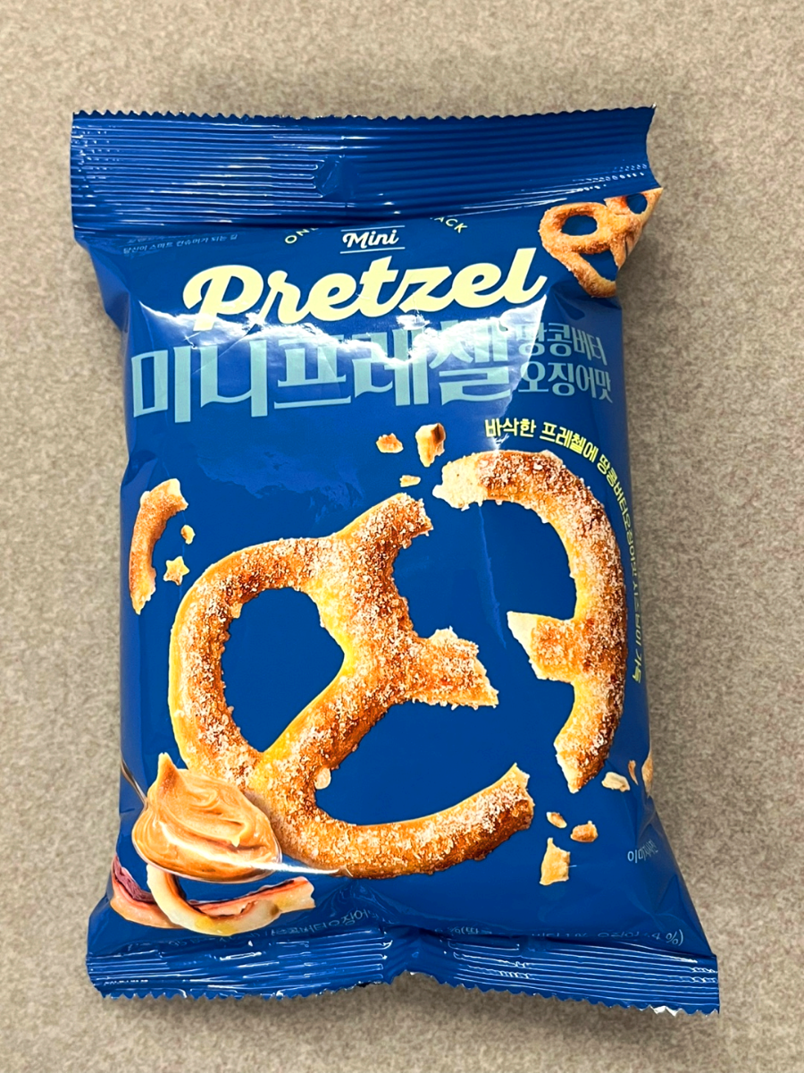 미니 프레첼 땅콩버터오징어맛