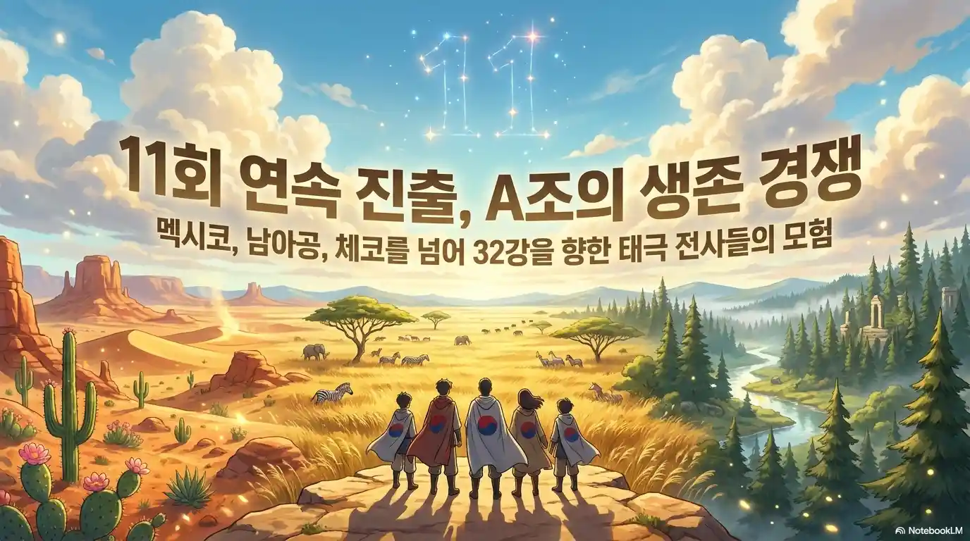 북중미 월드컵 대한민국 11회 연속 본선 진출
