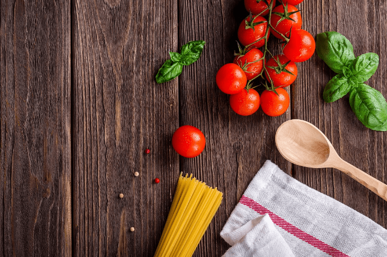 토마토와 파스타면
