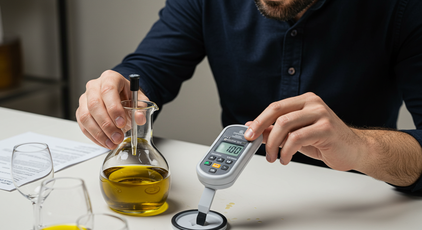 오일소믈리에 산가측정 산패징후 폴리페놀