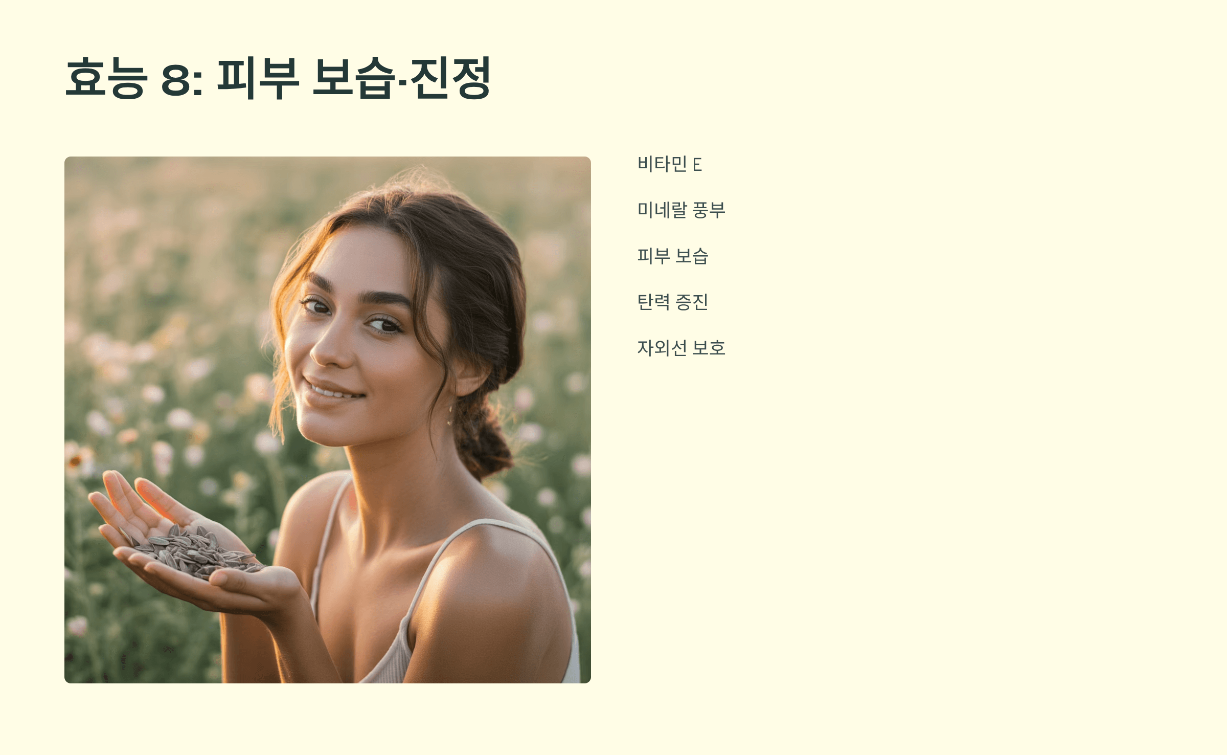 해바라기씨 사진입니다.