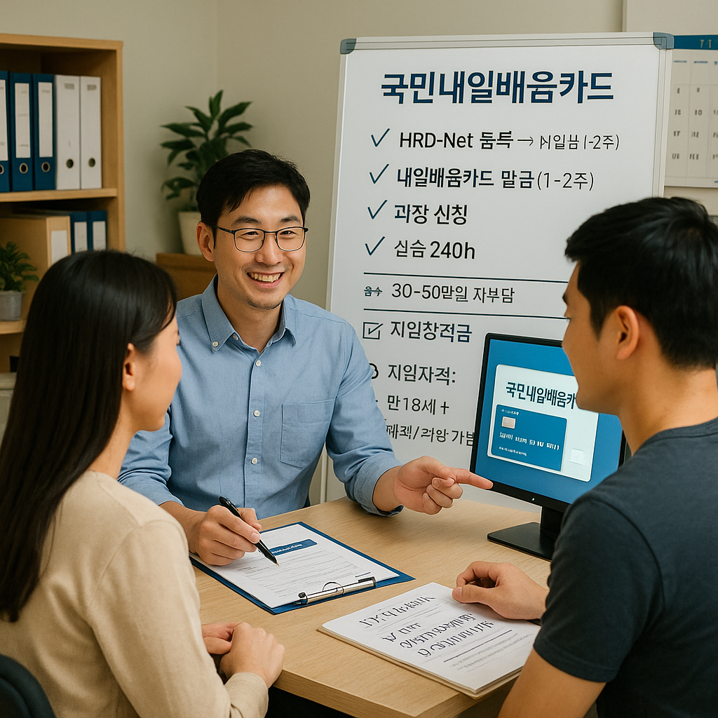 보육교사 자격증 국비지원 신청 방법과 조건