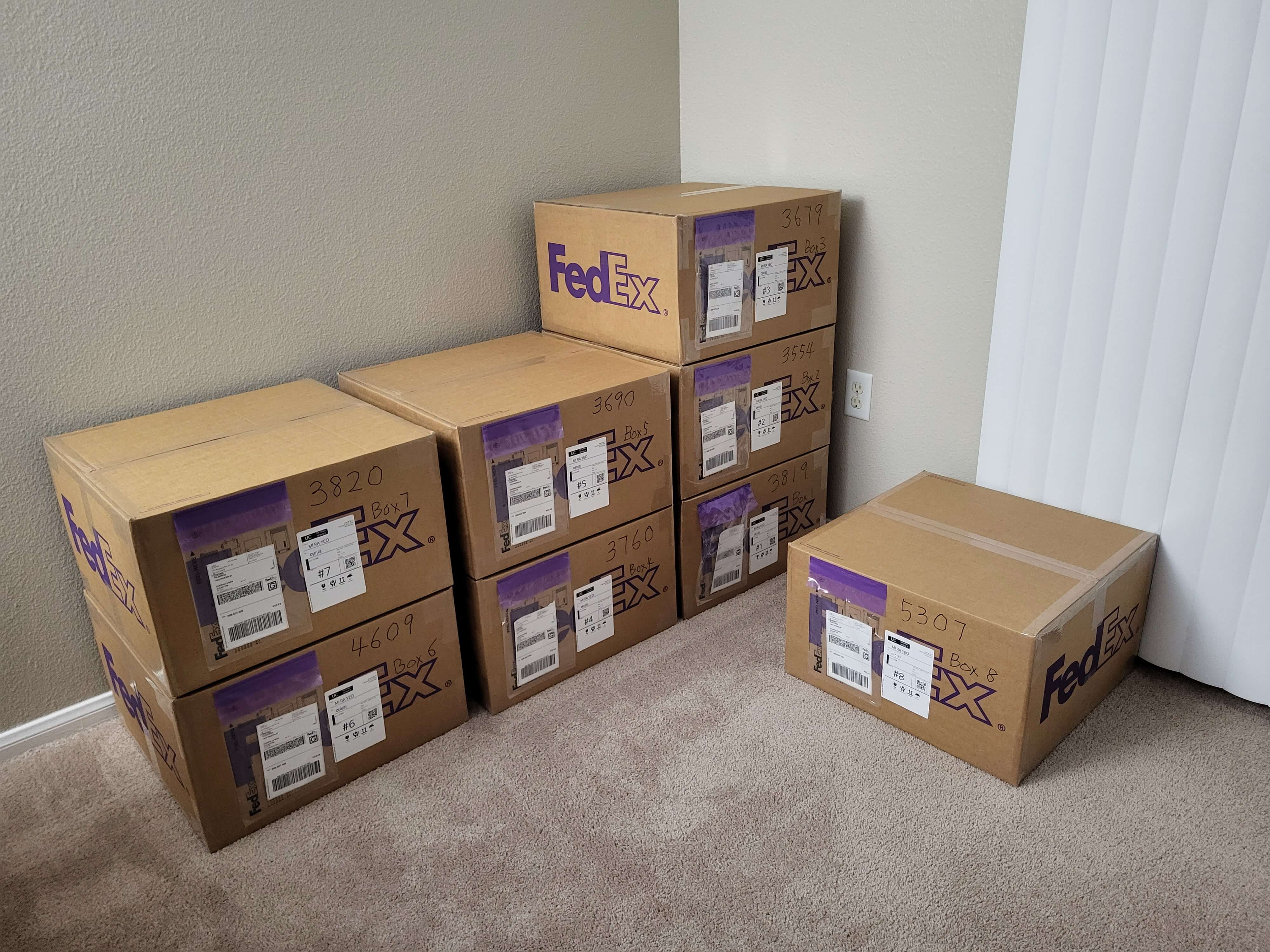 미국에서 한국으로 귀국이사 비용