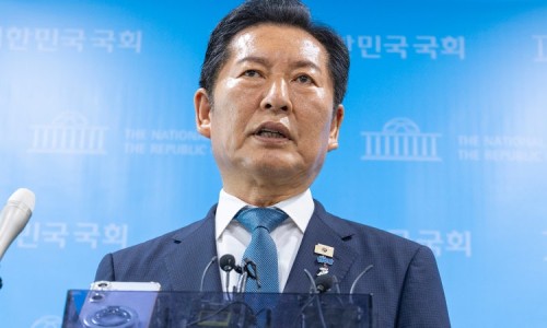 정청래 후보 기자회견
