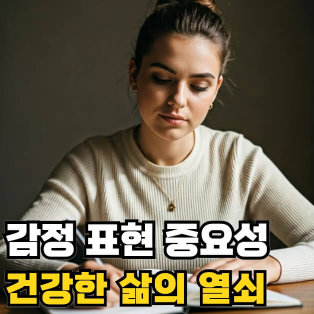 감정 표현의 중요성