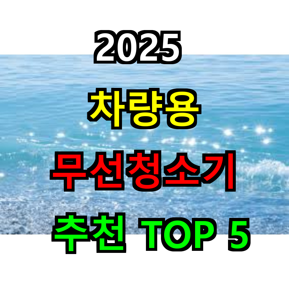 2025 차량용 무선청소기 추천 TOP 5