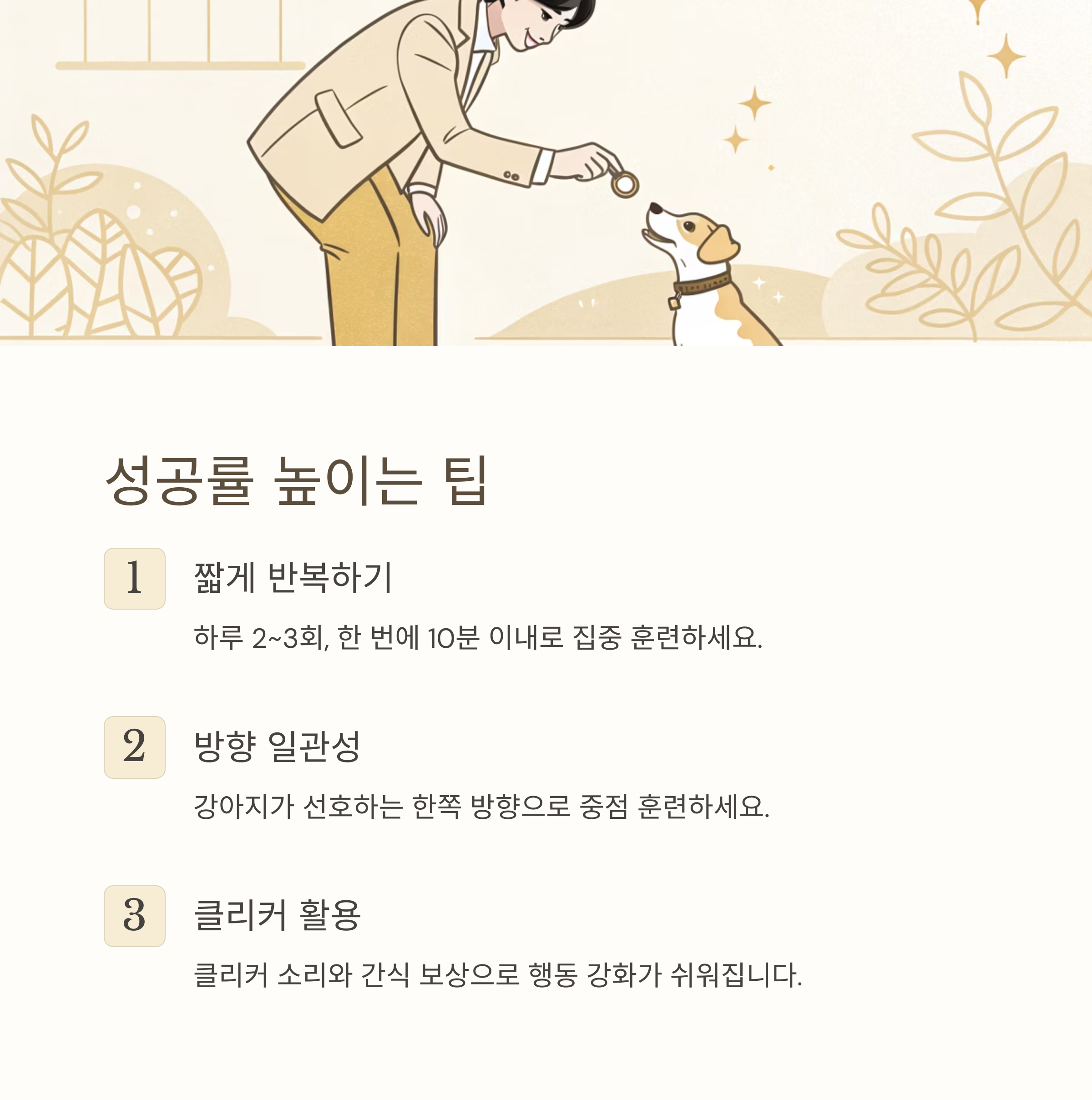 성공률 높이는 팁