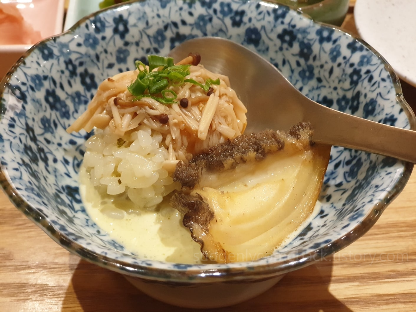 전복-팽이버섯-리조또