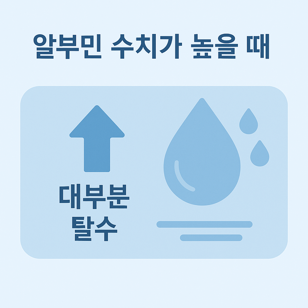 알부민 수치가 높을 때