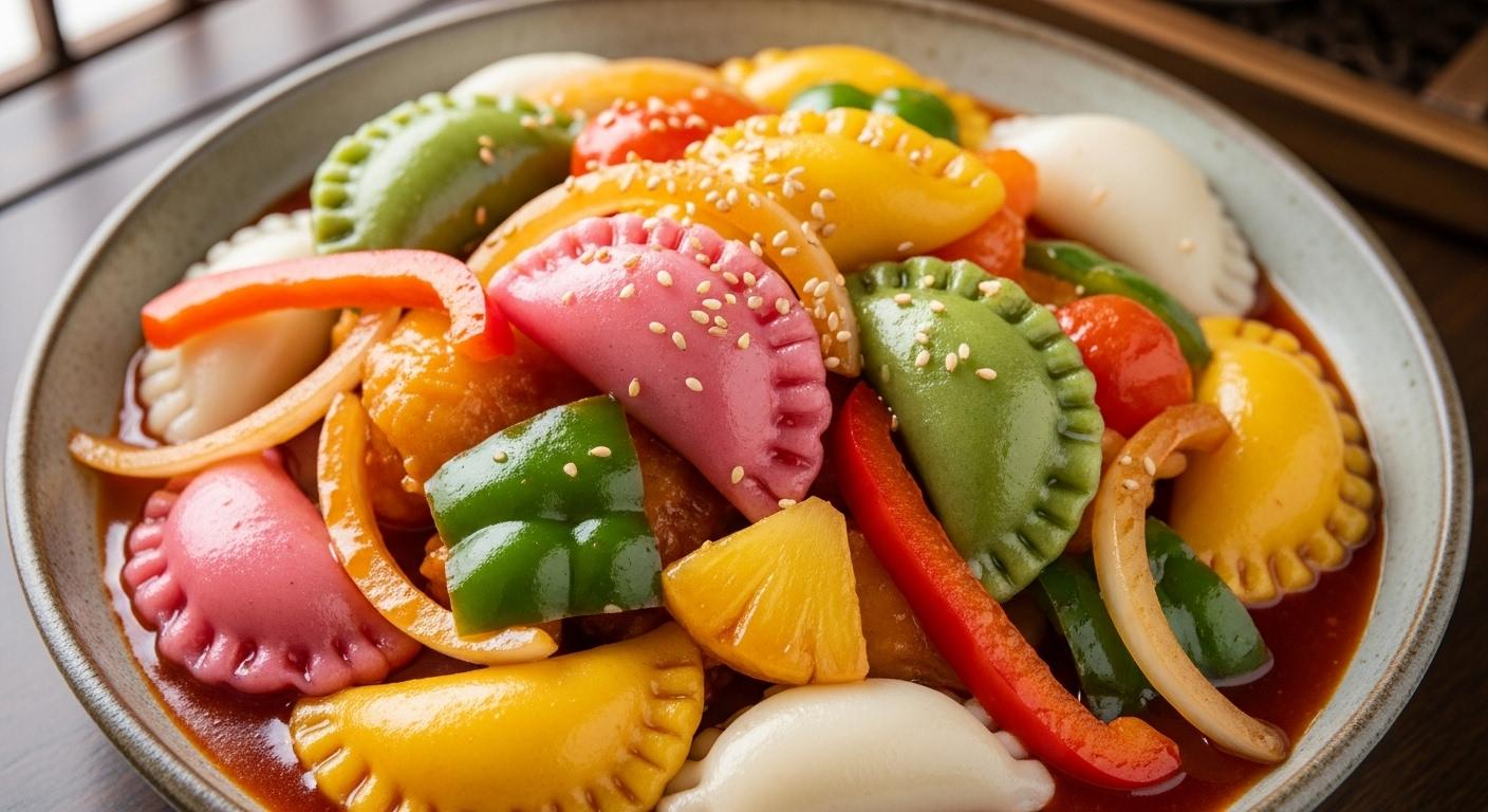 새콤달콤 송편탕수