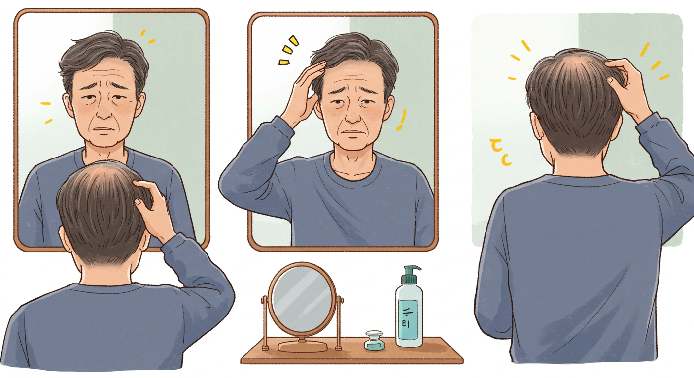 머리숱많아지는법, 머리카락굵오지는법, 원형탈모, 두피관리