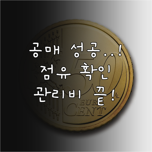 성공적인 공매 투자를 위한 점유 현황..