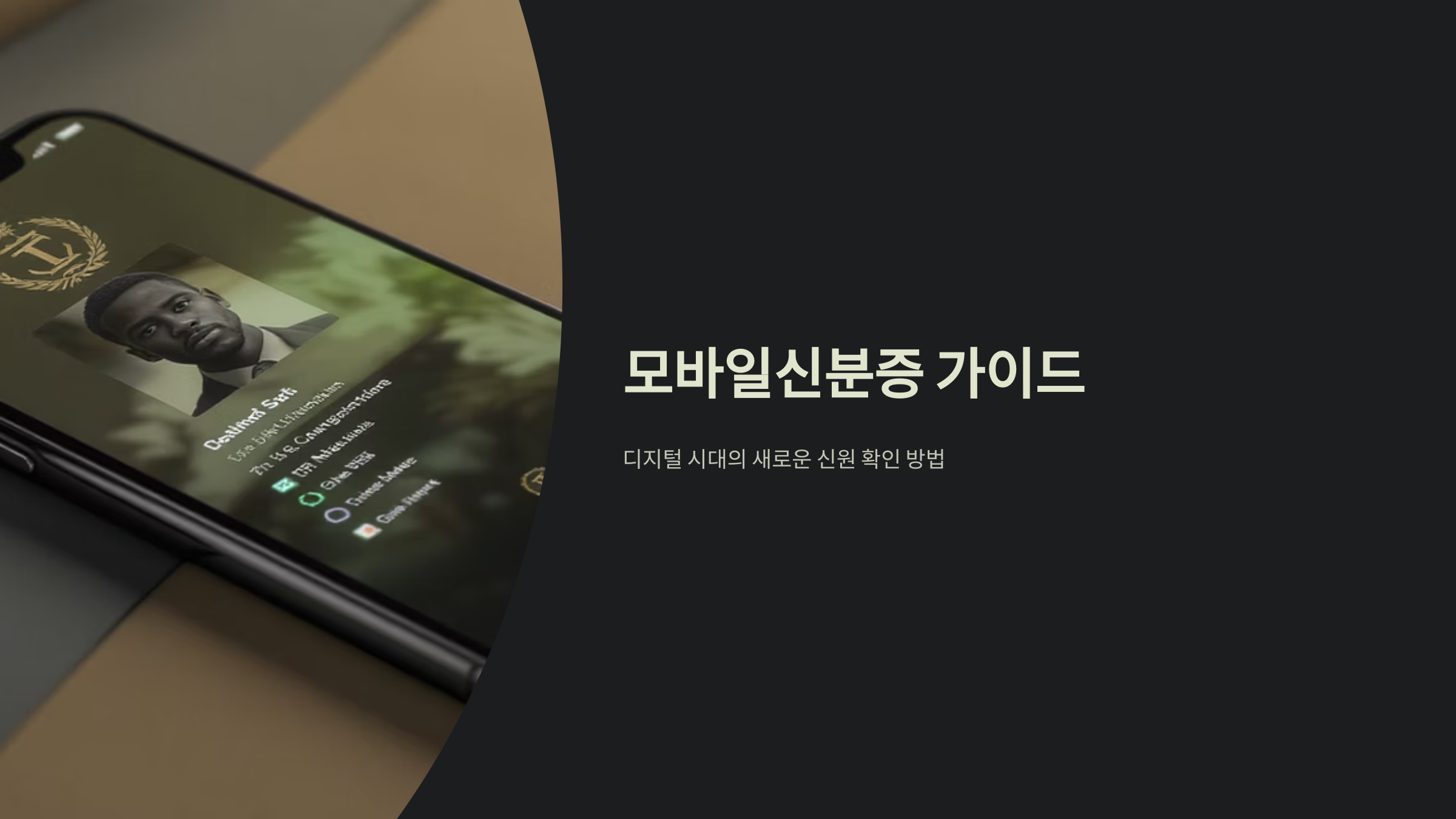 모바일신분증 도입과 활용 가이드